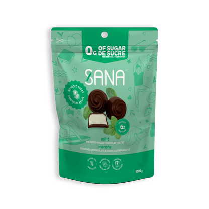 SANA Mint Chocolatey Bites 100g