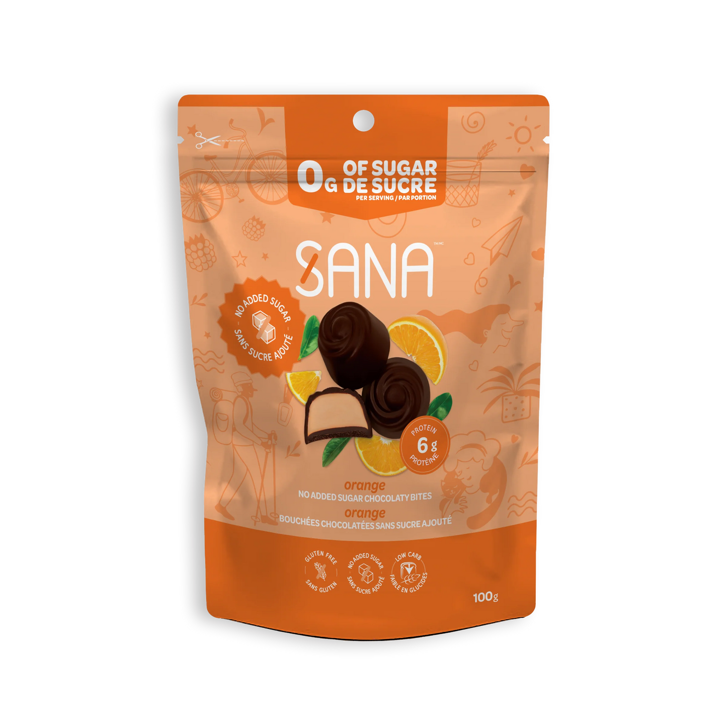 SANA Orange Chocolatey Bites