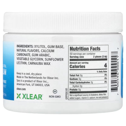 Spry Gum Xylitol Peppermint 100 pieces