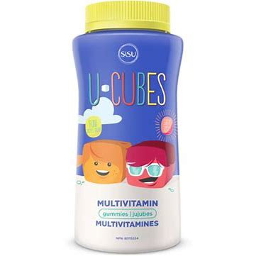 SISU U-CUBES Multivitamin Gummies
