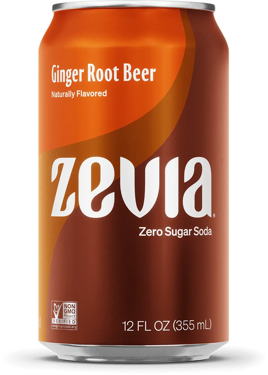 Zevia Ginger Beer Individual Can