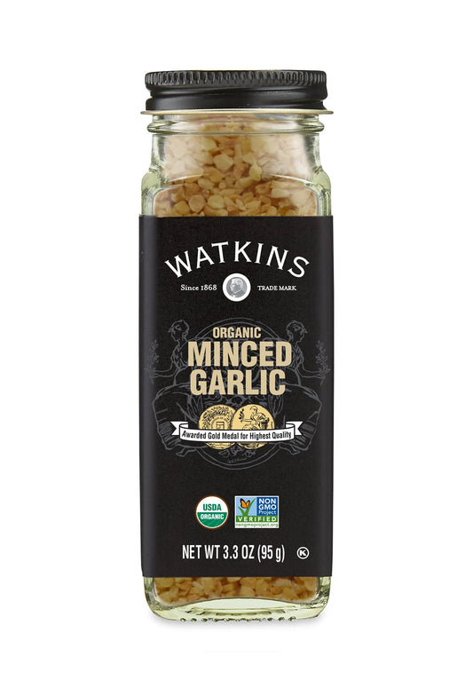 WATKINS Organic Minced Garlic