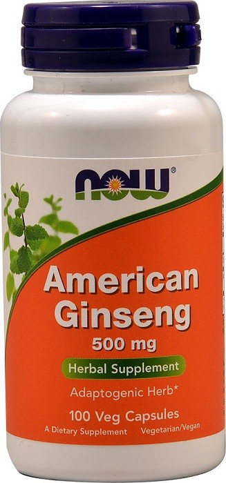 NOW American Ginseng 500Mg, 100 Capsules