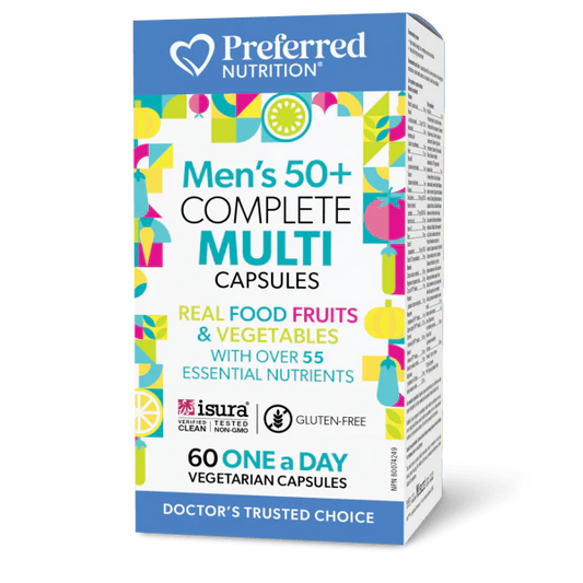 Preferred Nutrition Men's 50+ Complete Multivitamin 60 CapsulesCAPSULES